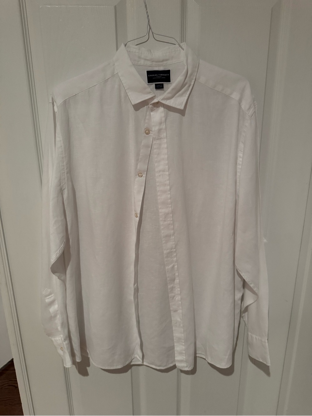 Charles Tyrwhitt White Casual Button-Down Shirt